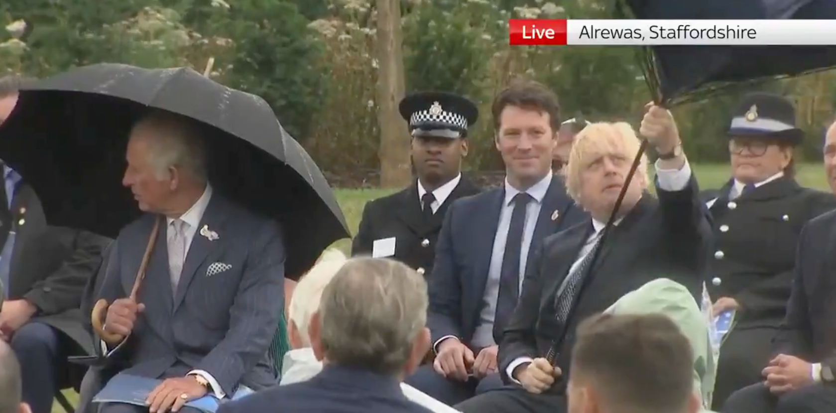 Boris Johnson Umbrella Mayor Of London Boris Johnson Opens Up His